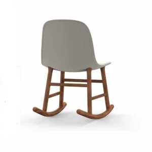 Normann Copenhagen Normann Rocking Walnut Schaukelstuhl Textil-gepolstert – H 73 X B 47 X T 67 Cm – White 11