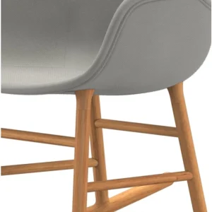 Normann Copenhagen Normann Rocking Oak Schaukelstuhl Armchair Textil-gepolstert – H 73 X B 56 X T 67 Cm – White 13