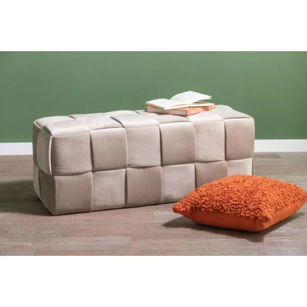 Leitmotiv Weaved Sitzbank – 39×100 Cm – Höhe 38 Cm – Mausgrau 5